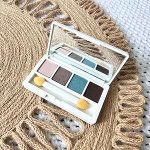 Clinique All About Shadow Quad Morning Java Blushed Hazy Jammin White Compact